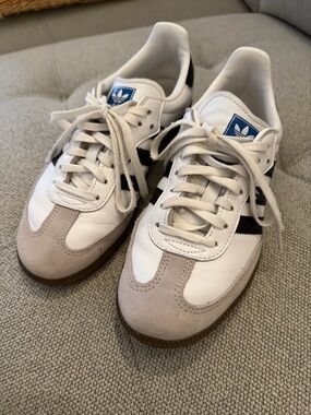 Adidas Samba OG Sneakers White Black Kids 5 / Women’s 6–6.5